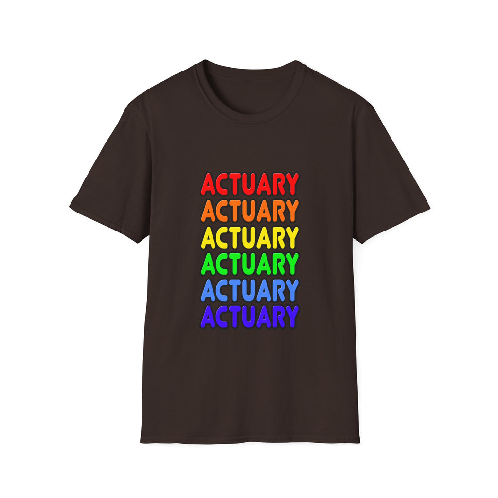 Rainbow Actuary - Unisex Softstyle T-Shirt