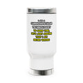 Funny Cardiovascular Technologist T Shirts - Stainless Steel Travel Mug with Handle, 14oz
