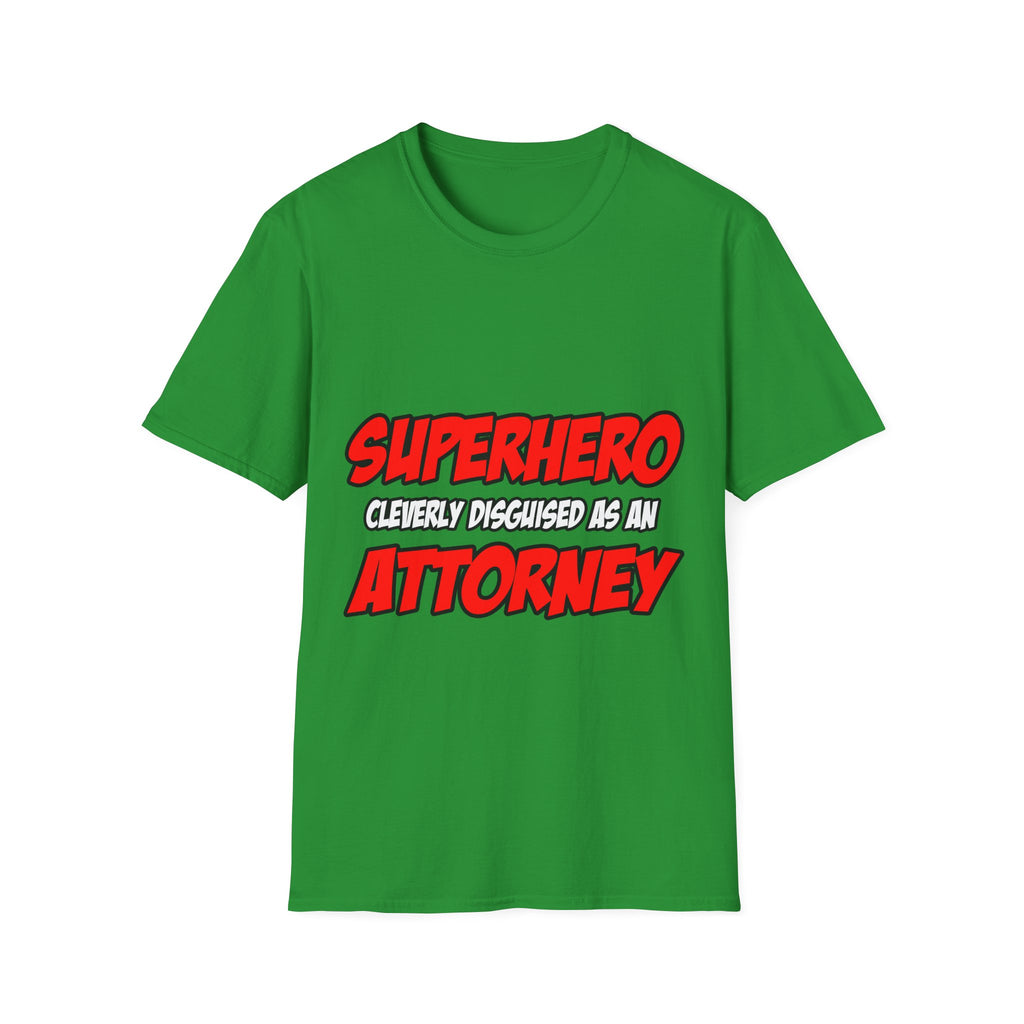 Superhero...Attorney - Unisex Softstyle T-Shirt