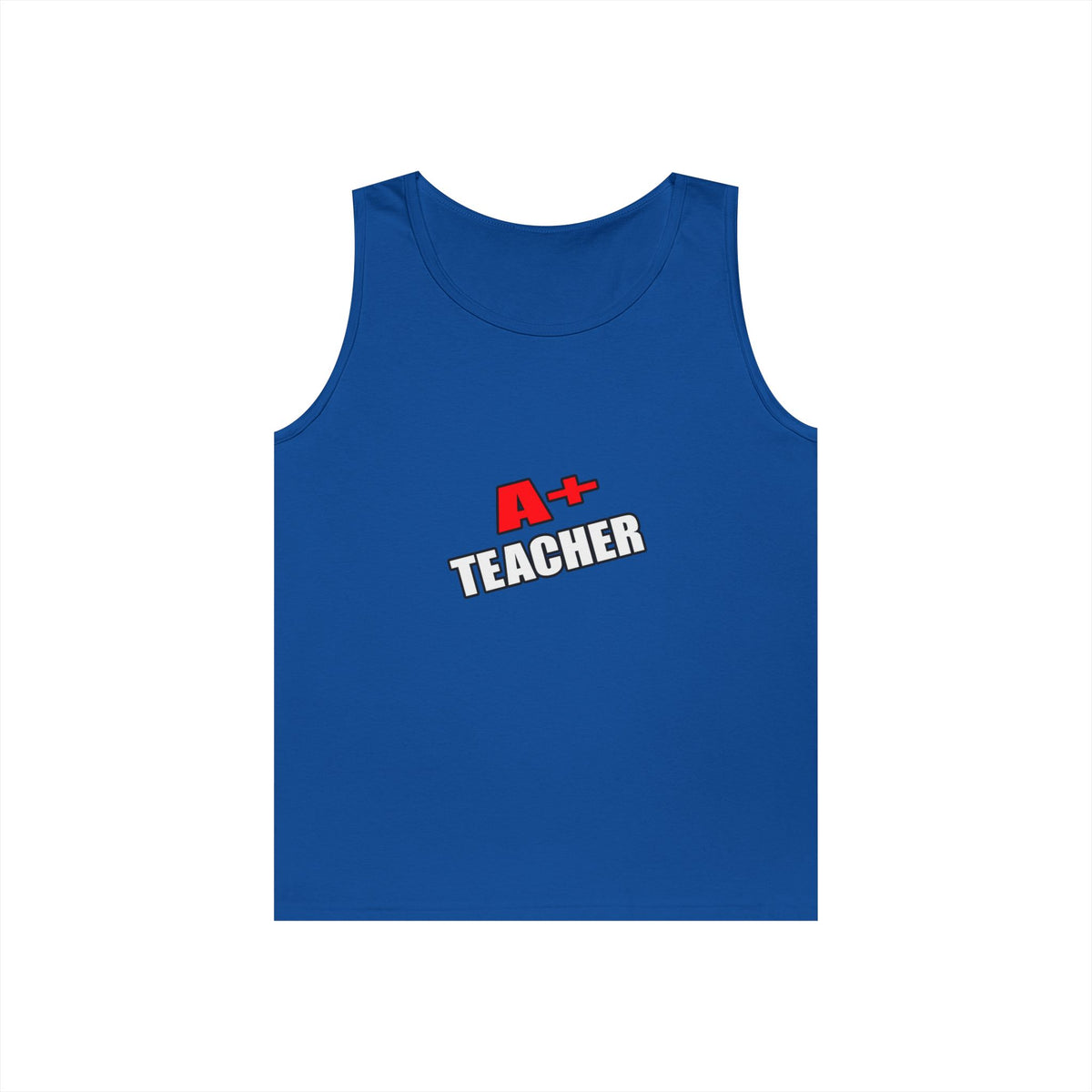 a plus teacher - Unisex Heavy Cotton Tank Top