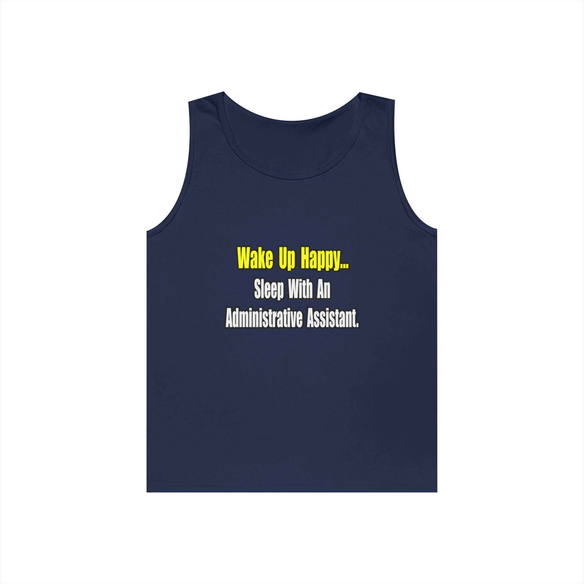Sleep With An Administrative Assistant - Unisex Heavy Cotton Tank Top
