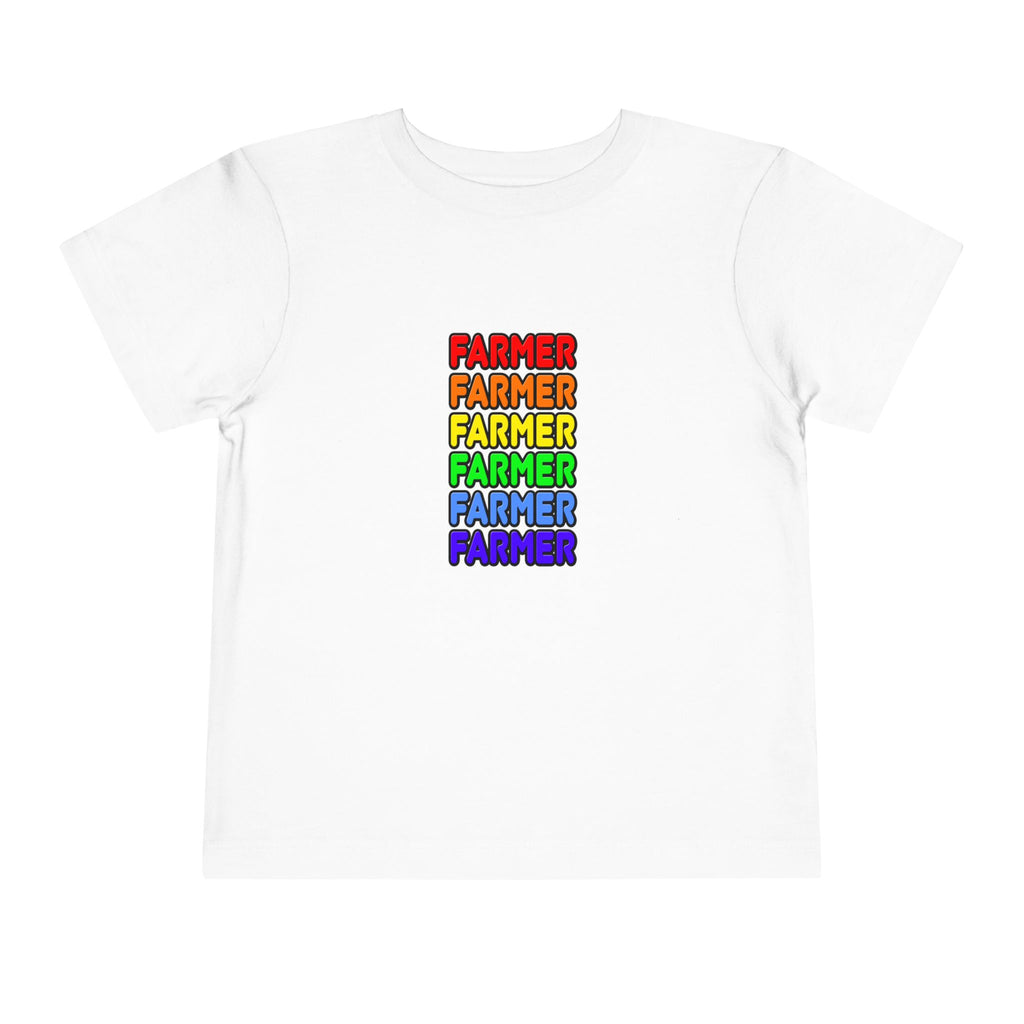 Rainbow Farmer - Toddler Short Sleeve Tee