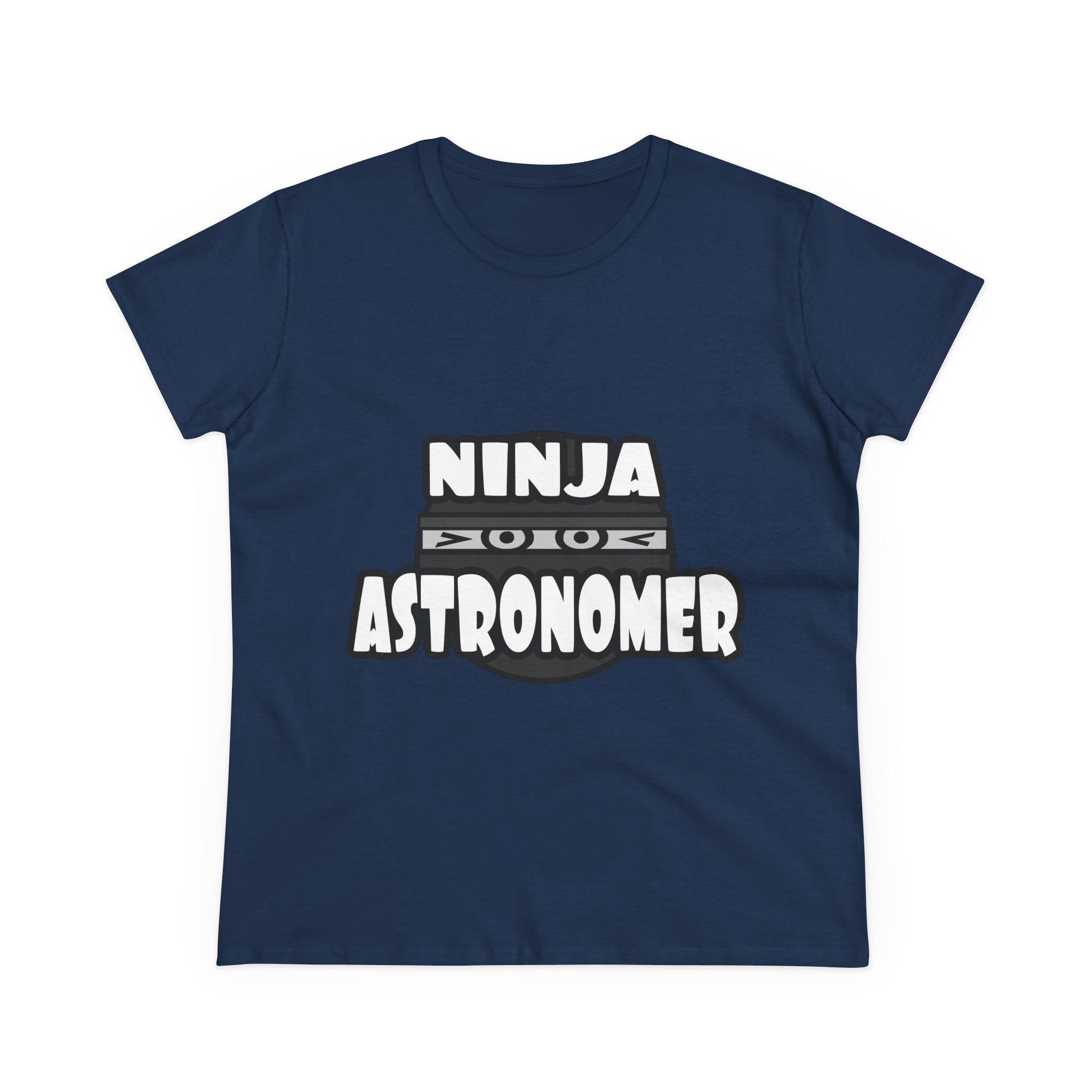 Ninja Astronomer - Women's Midweight Cotton Tee