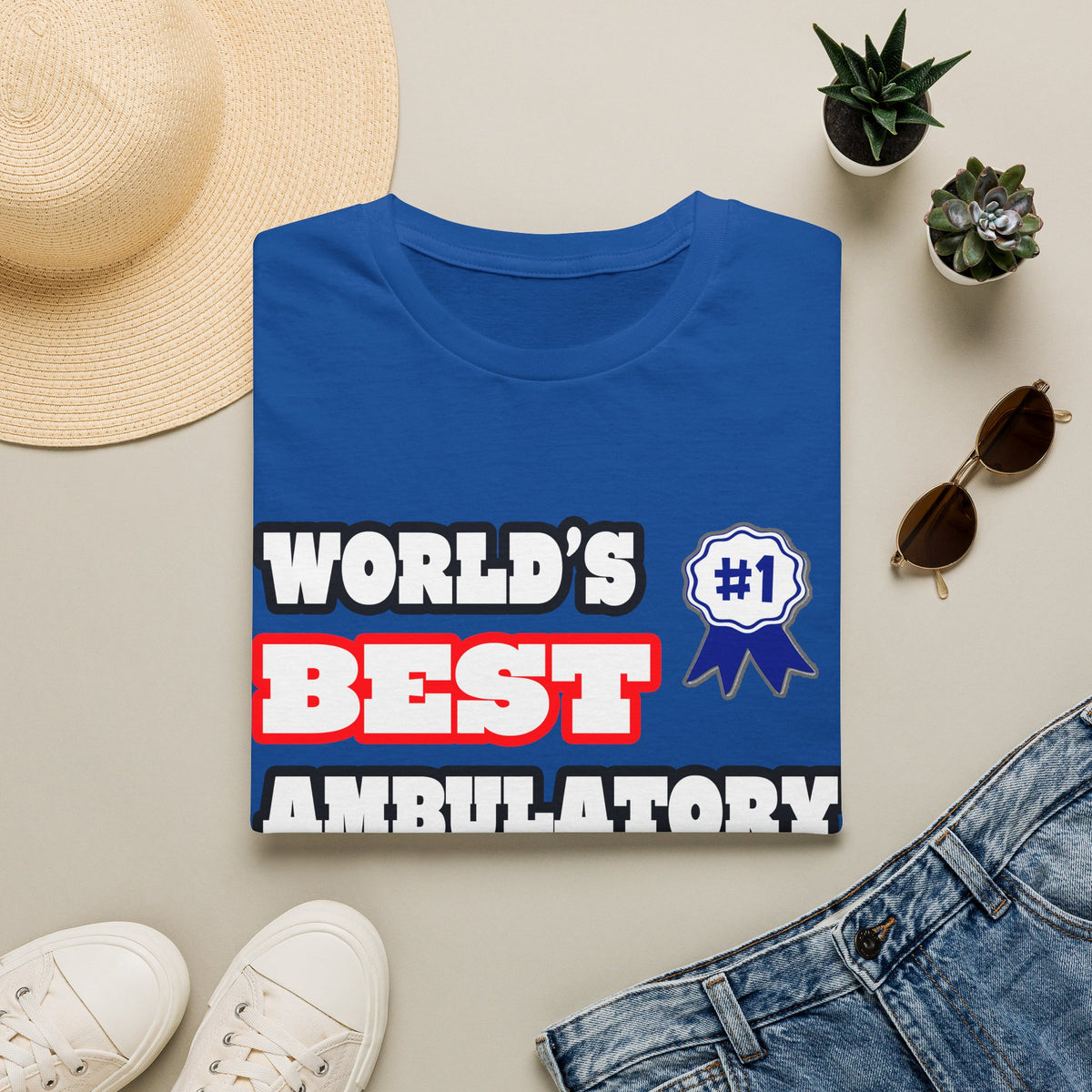 World's Best Ambulatory Care Nurse - Unisex Softstyle T-Shirt