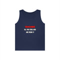 Funny Teacher Shirts and Gifts - Unisex Heavy Cotton Tank Top