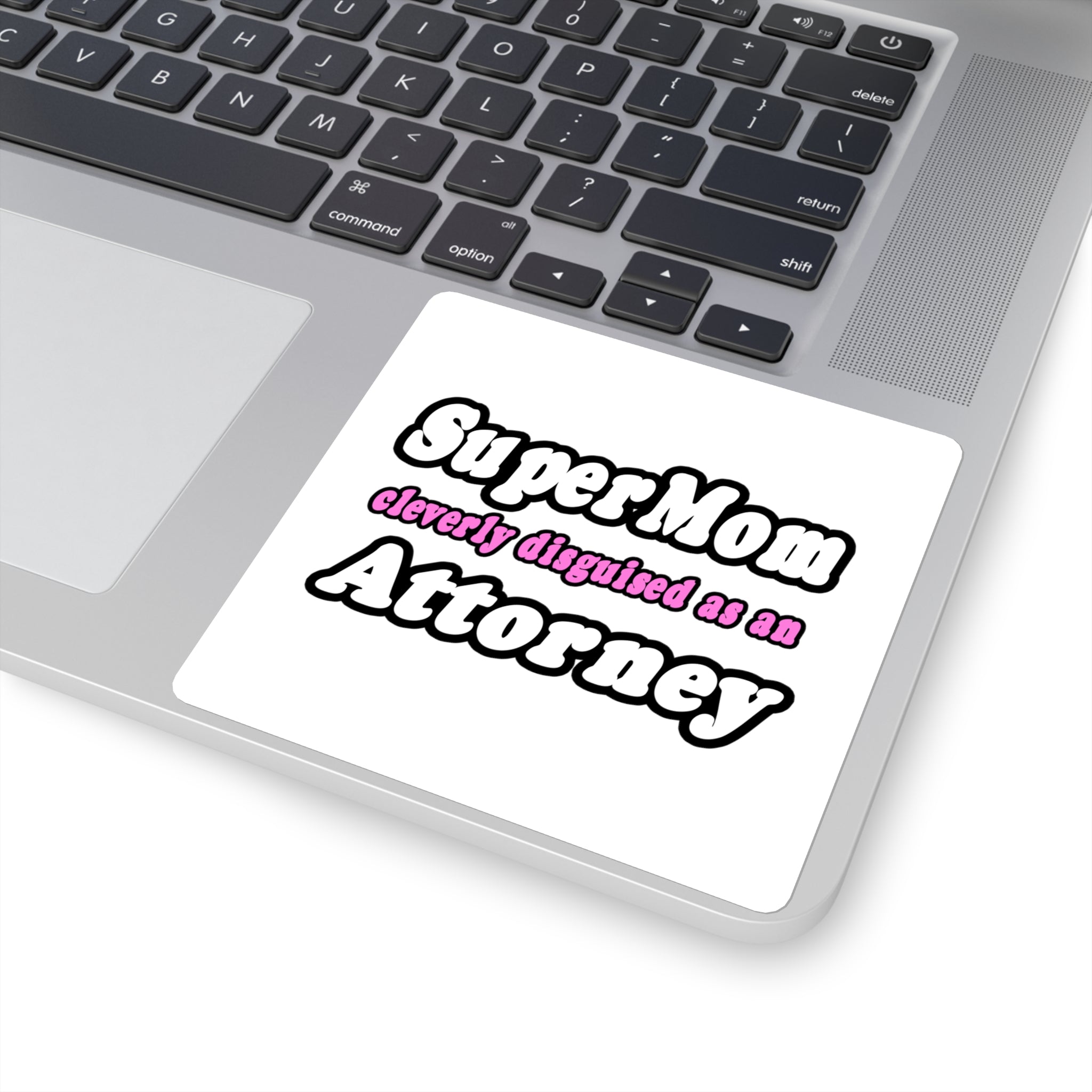 SuperMom Attorney - Square Stickers