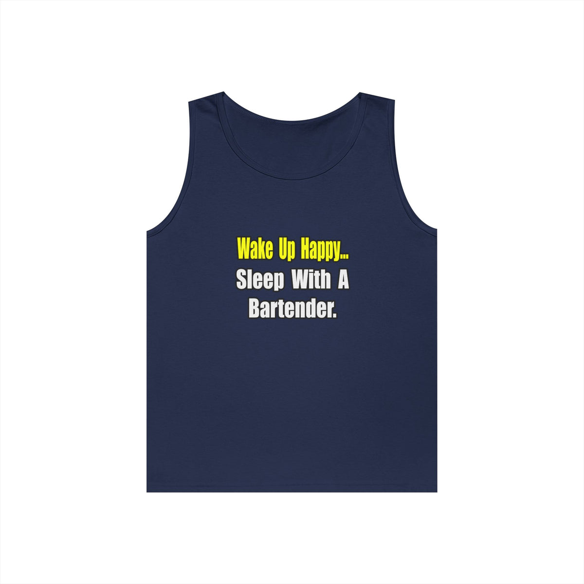 Sleep With a Bartender - Unisex Heavy Cotton Tank Top