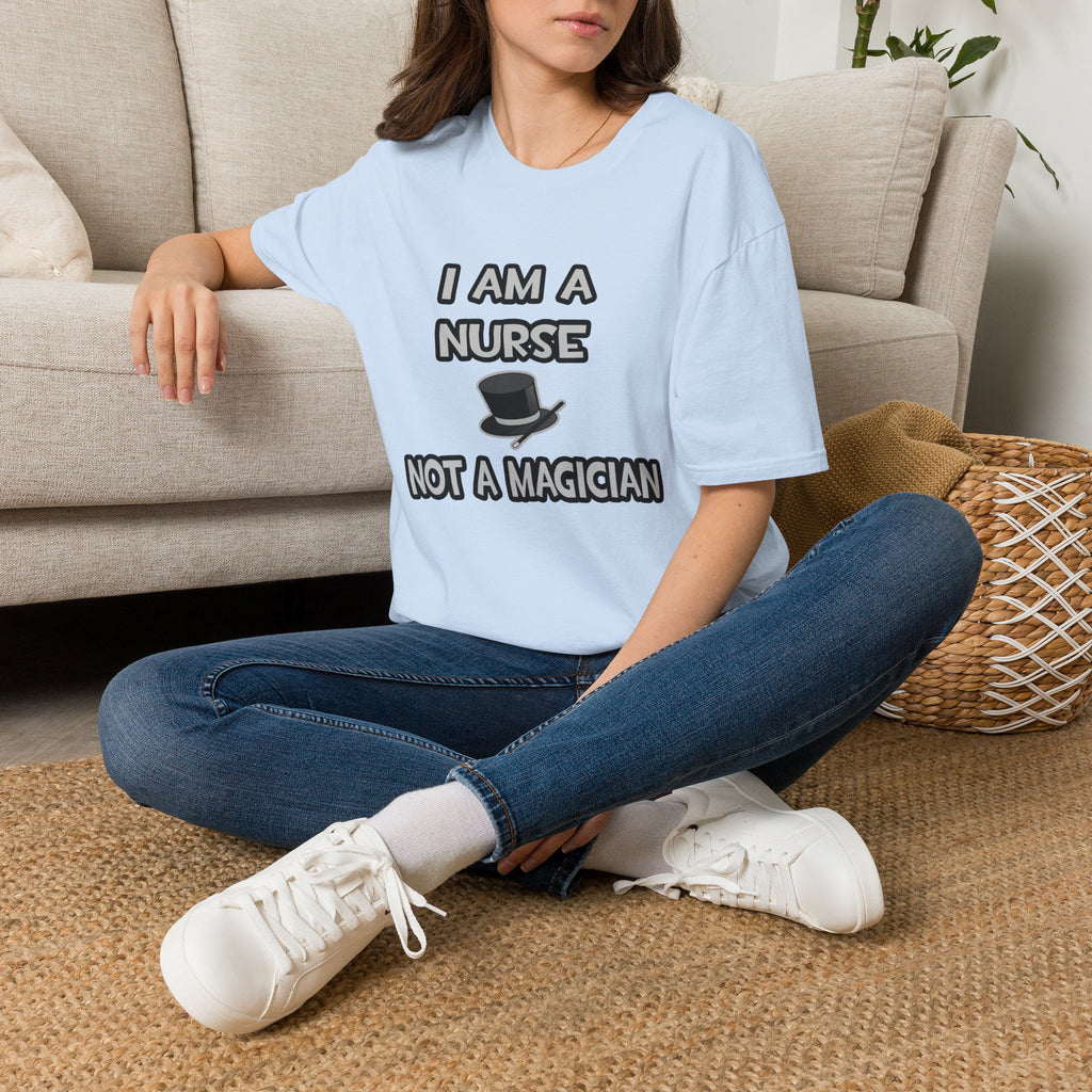 I Am A Nurse ... Not A Magician - Unisex Softstyle T-Shirt