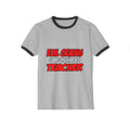 Evil Genius...Teacher - Unisex Cotton Ringer T-Shirt