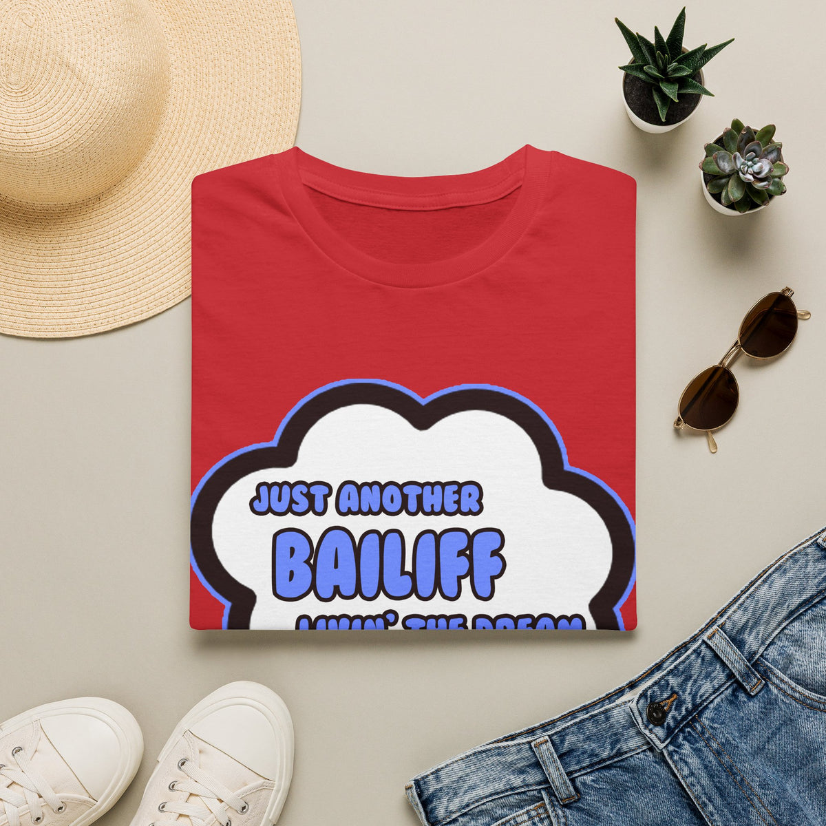 Bailiff .. Livin' The Dream - Unisex Softstyle T-Shirt