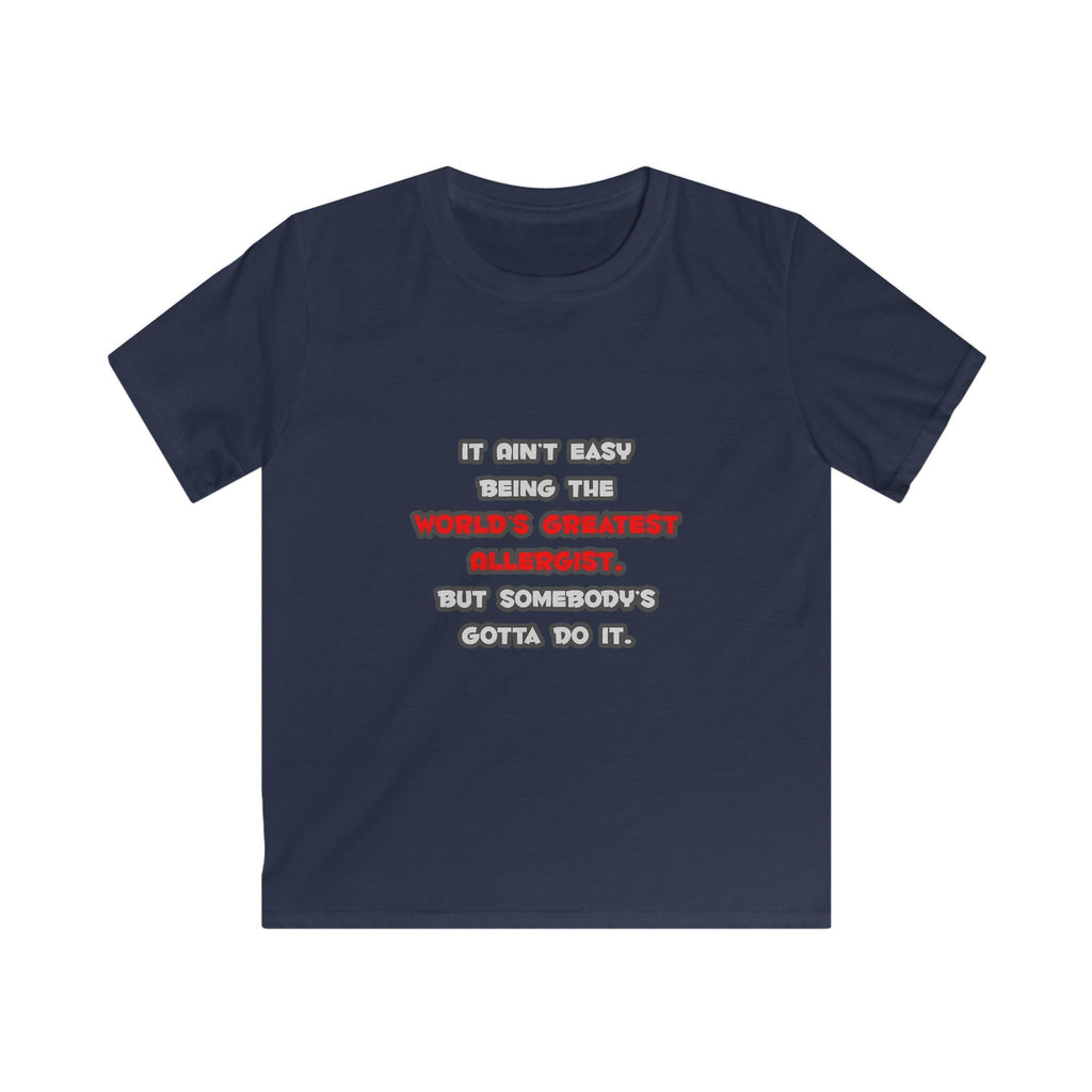 World's Greatest Allergist Joke - Kids Softstyle Tee