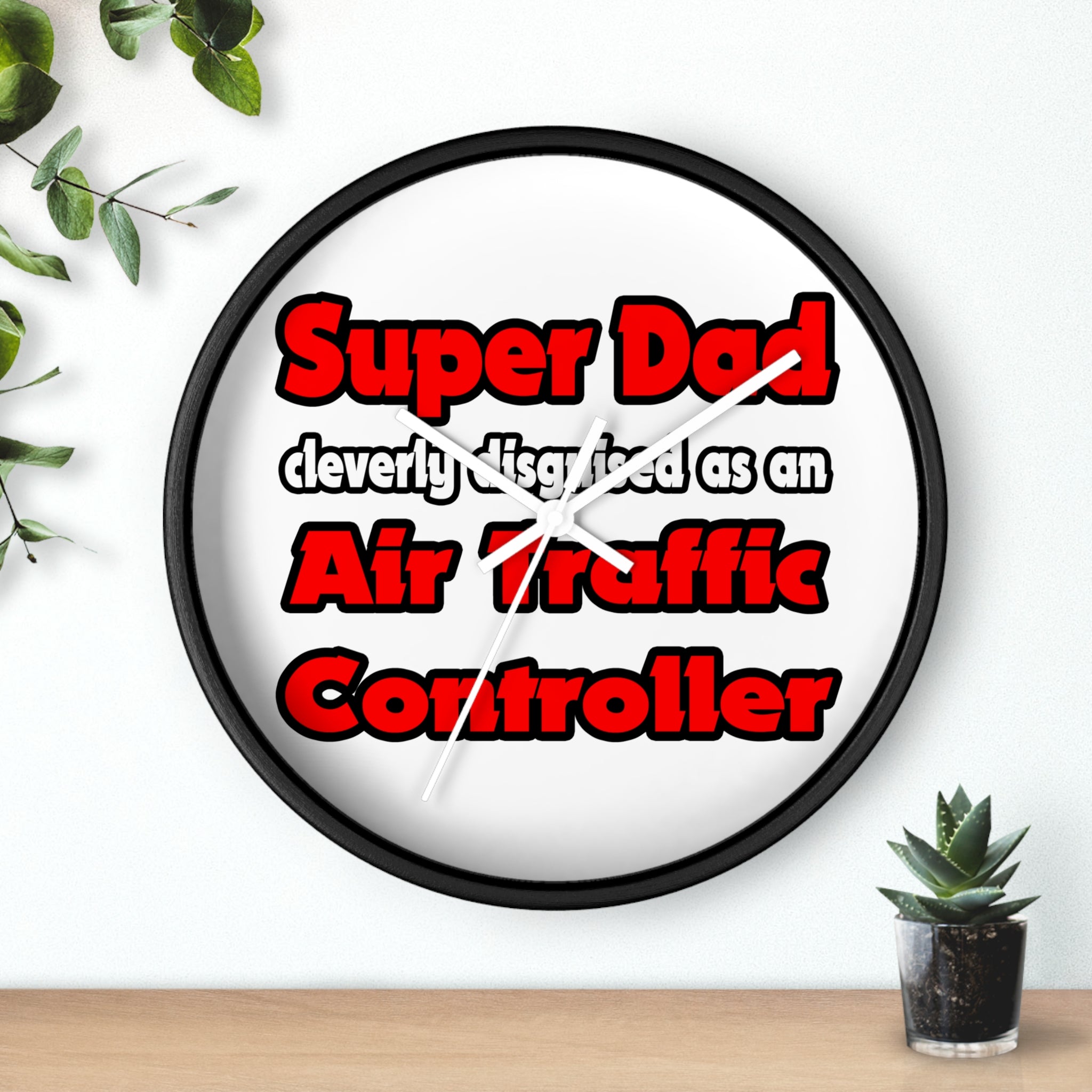 Super Dad ... Air Traffic Controller - Wall Clock