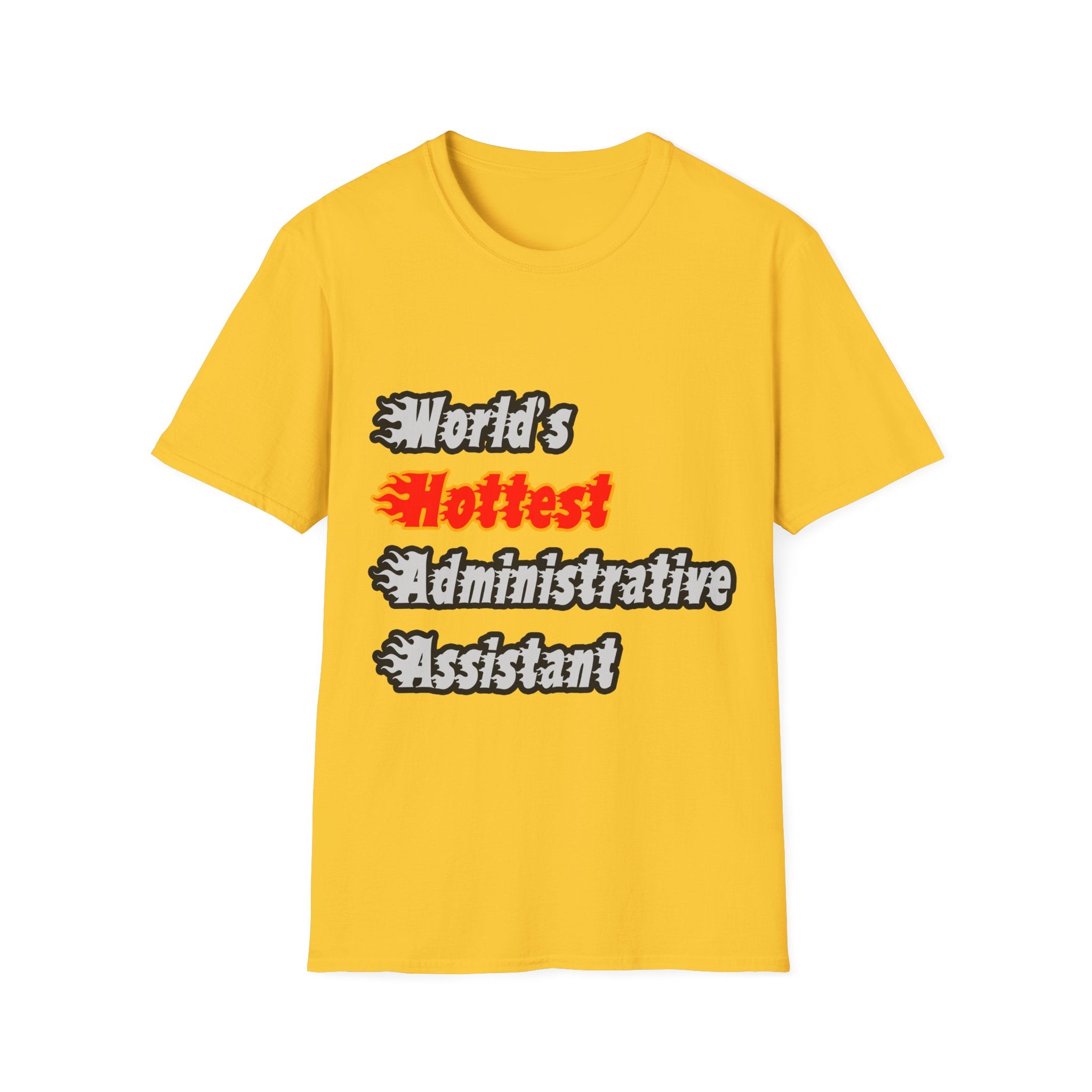 World's Hottest Administrative Assistant - Unisex Softstyle T-Shirt
