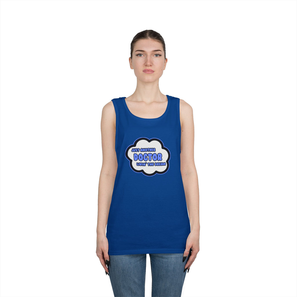 Doctor .. Livin' The Dream - Unisex Heavy Cotton Tank Top