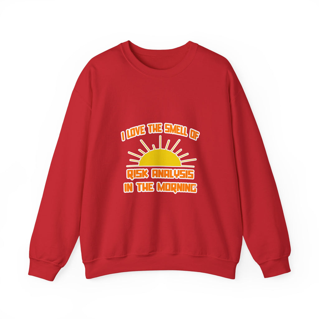 Smell of Risk Analysis in the Morning - Unisex Heavy Blend™ Crewneck Sweatshirt