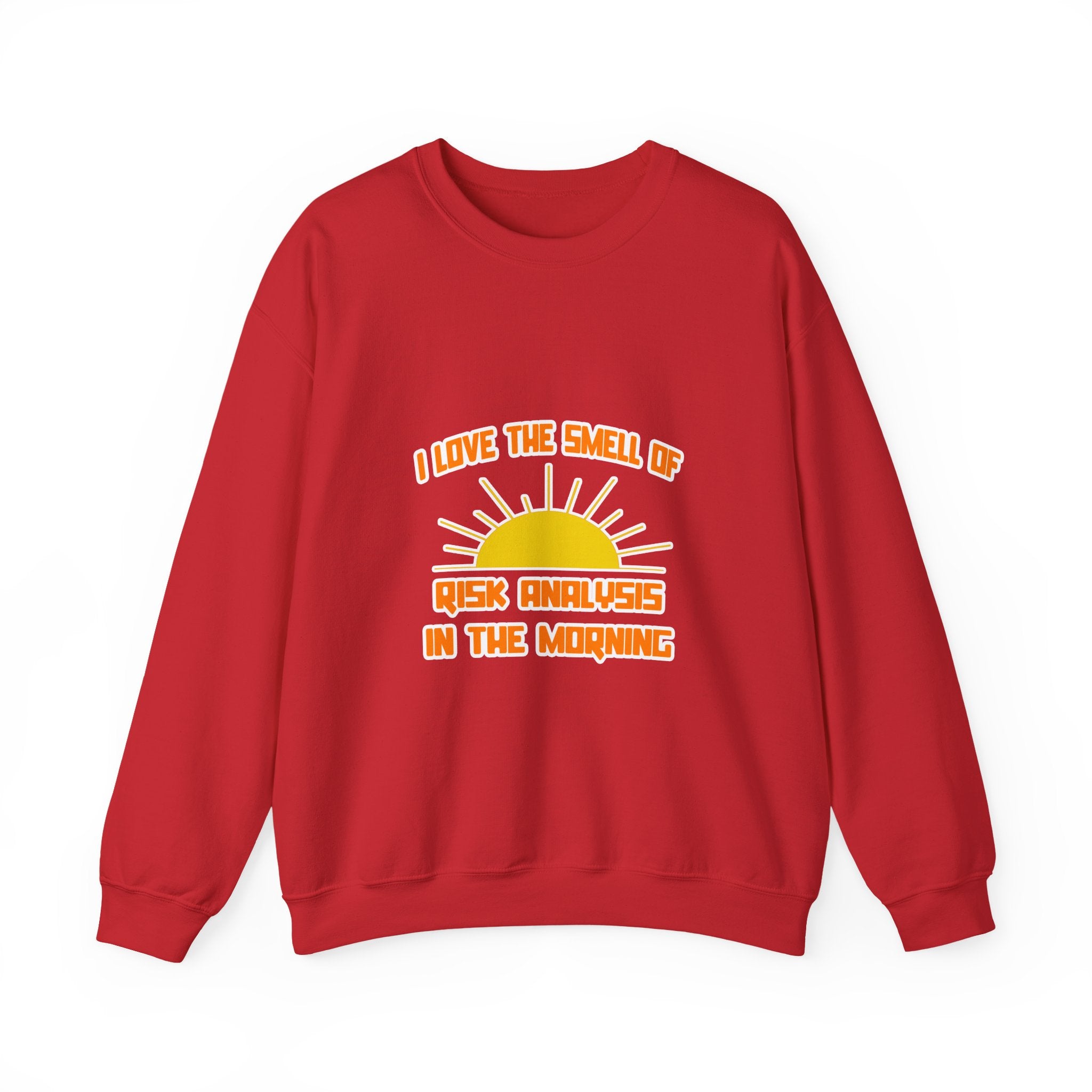 Smell of Risk Analysis in the Morning - Unisex Heavy Blend™ Crewneck Sweatshirt