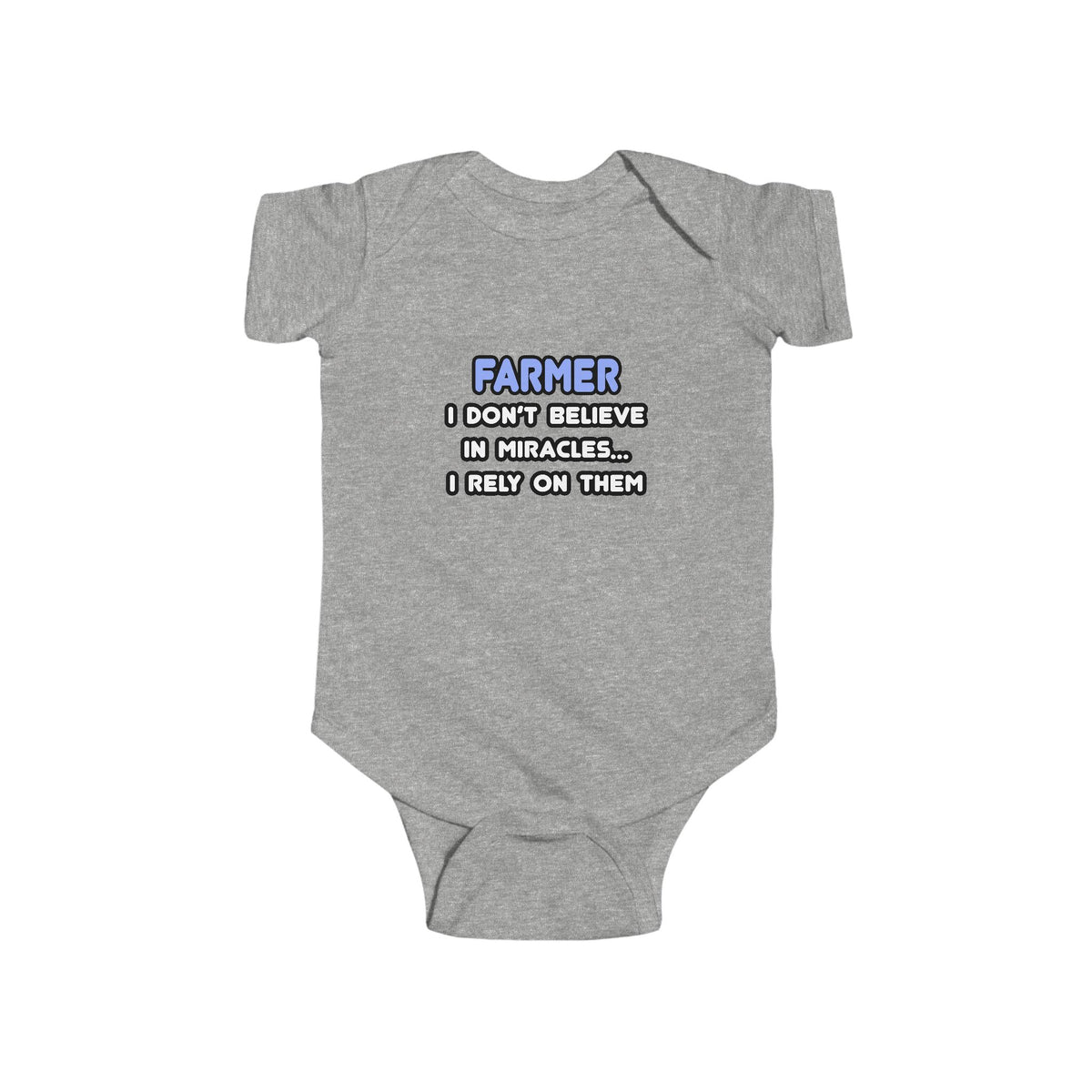 Miracles and Farmers - Infant Fine Jersey Bodysuit