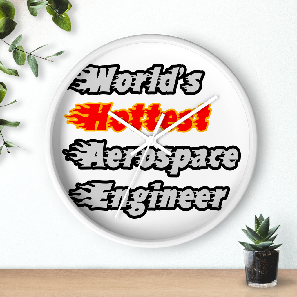 World's Hottest Aerospace Engineer - Wall Clock