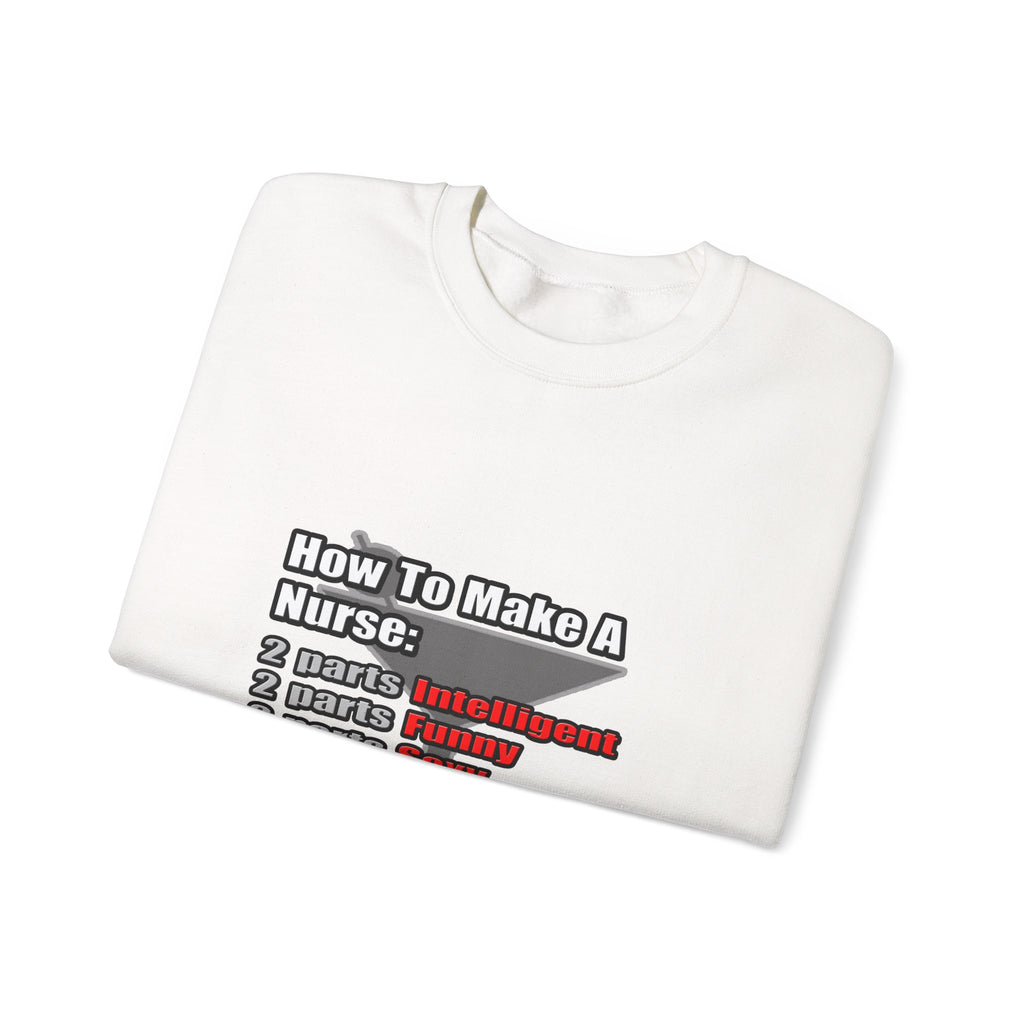 How To Make a Nurse - Unisex Heavy Blend™ Crewneck Sweatshirt