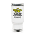 Neonatal Nurse...Superior Intelligence - Stainless Steel Travel Mug with Handle, 14oz