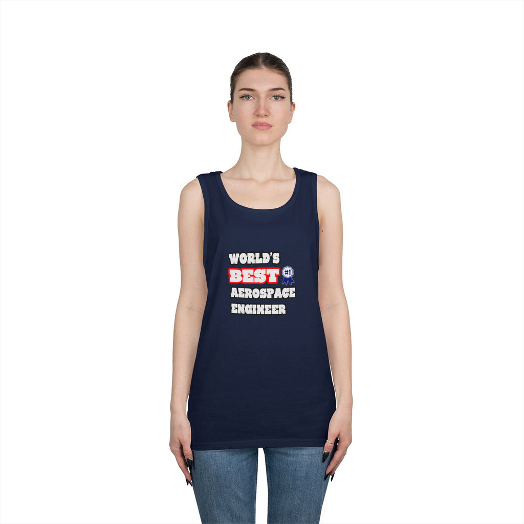 World's Best Aerospace Engineer - Unisex Heavy Cotton Tank Top