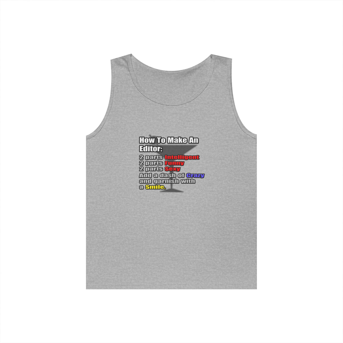 How To Make an Editor - Unisex Heavy Cotton Tank Top