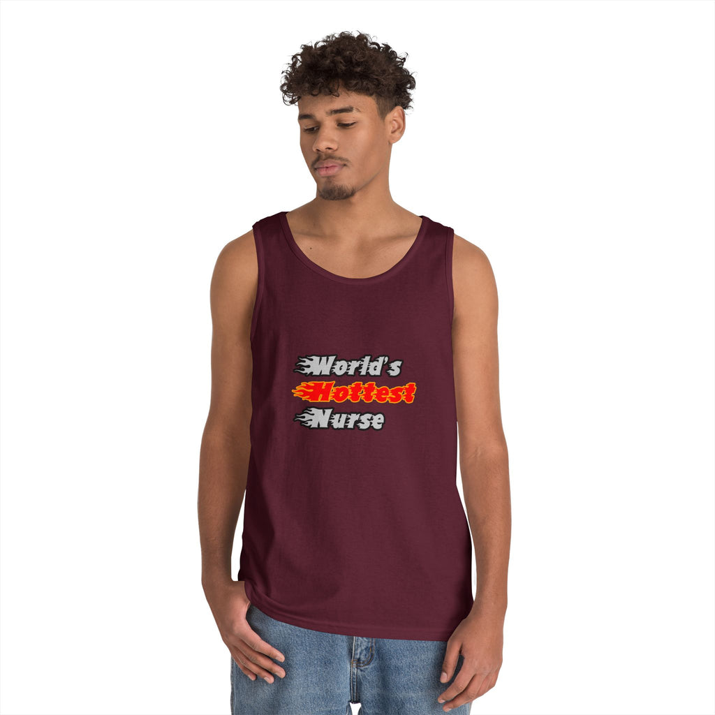 World's Hottest Nurse - Unisex Heavy Cotton Tank Top