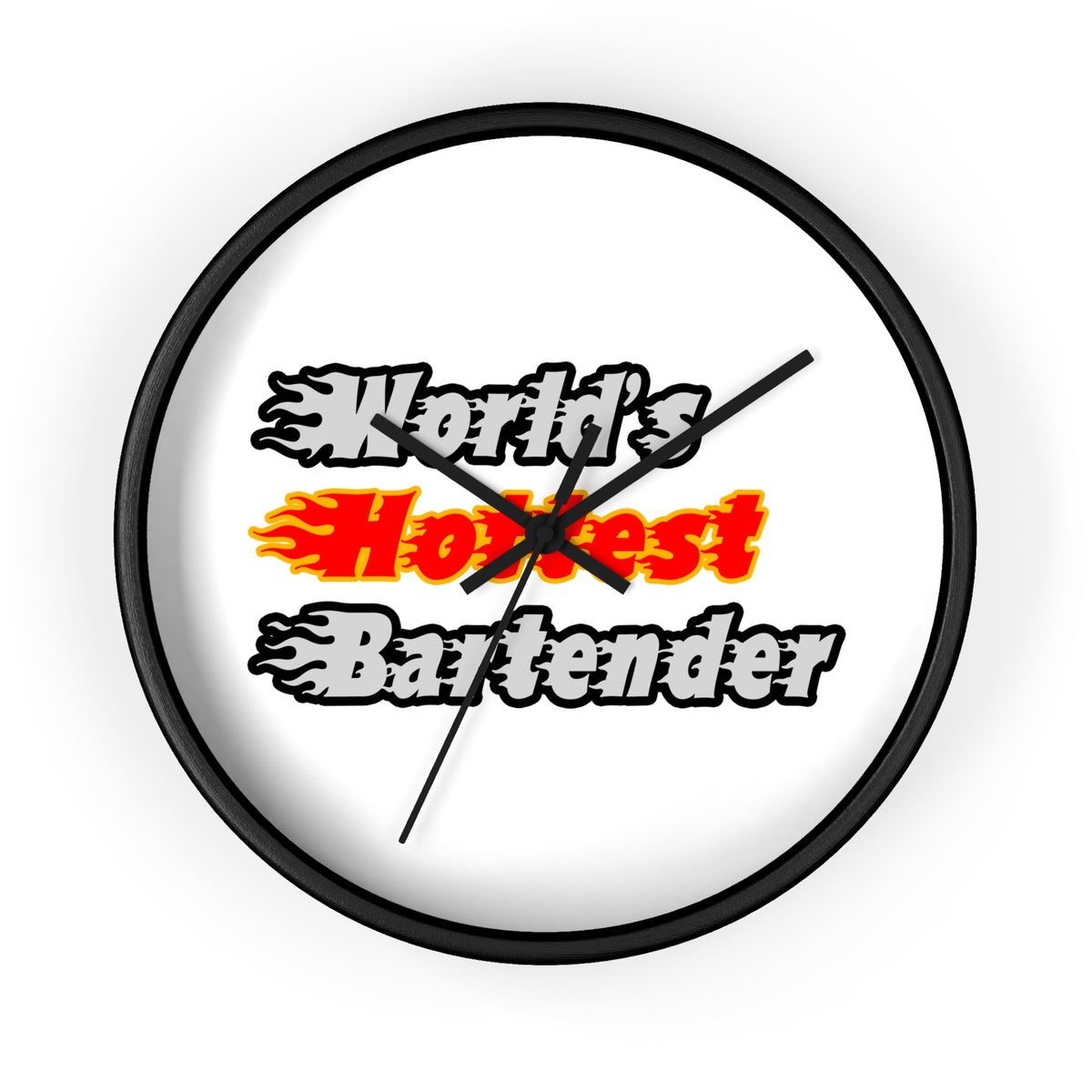 World's Hottest Bartender - Wall Clock