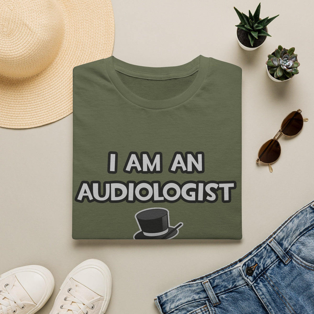 I Am An Audiologist ... Not A Magician - Unisex Softstyle T-Shirt