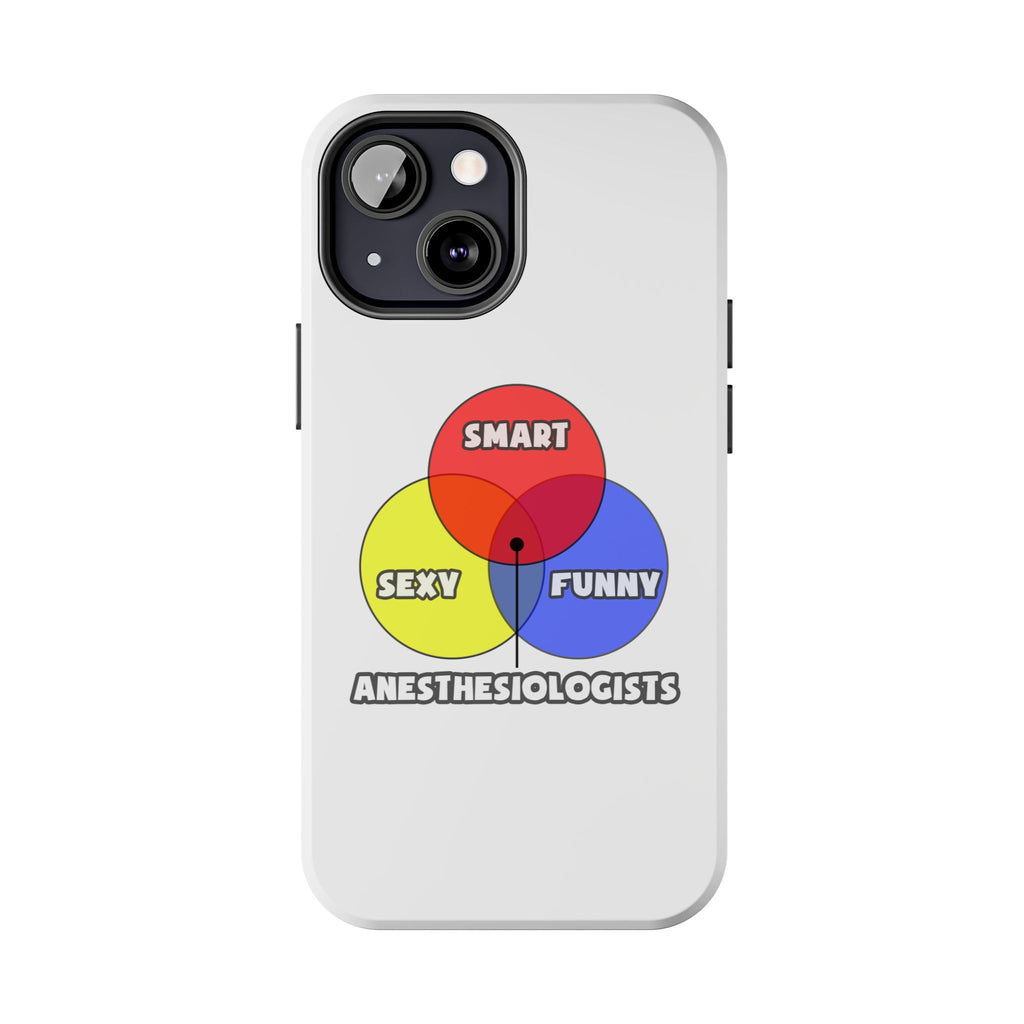Venn Diagram .. Anesthesiologists - Tough Phone Cases