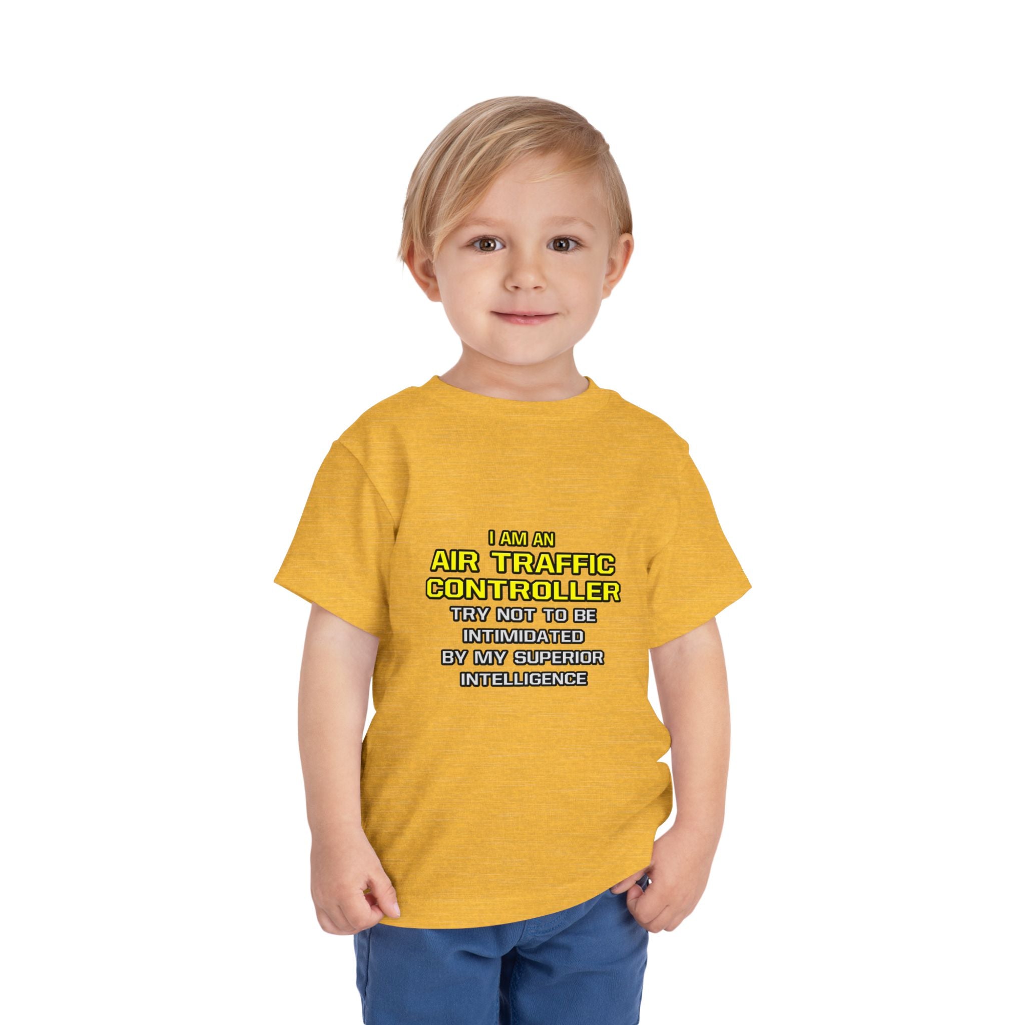 Air Traffic Controller...Superior Intelligence - Toddler Short Sleeve Tee