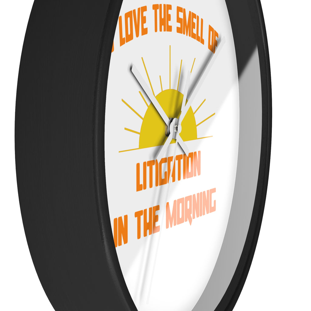 Smell of Litigation in the Morning - Wall Clock