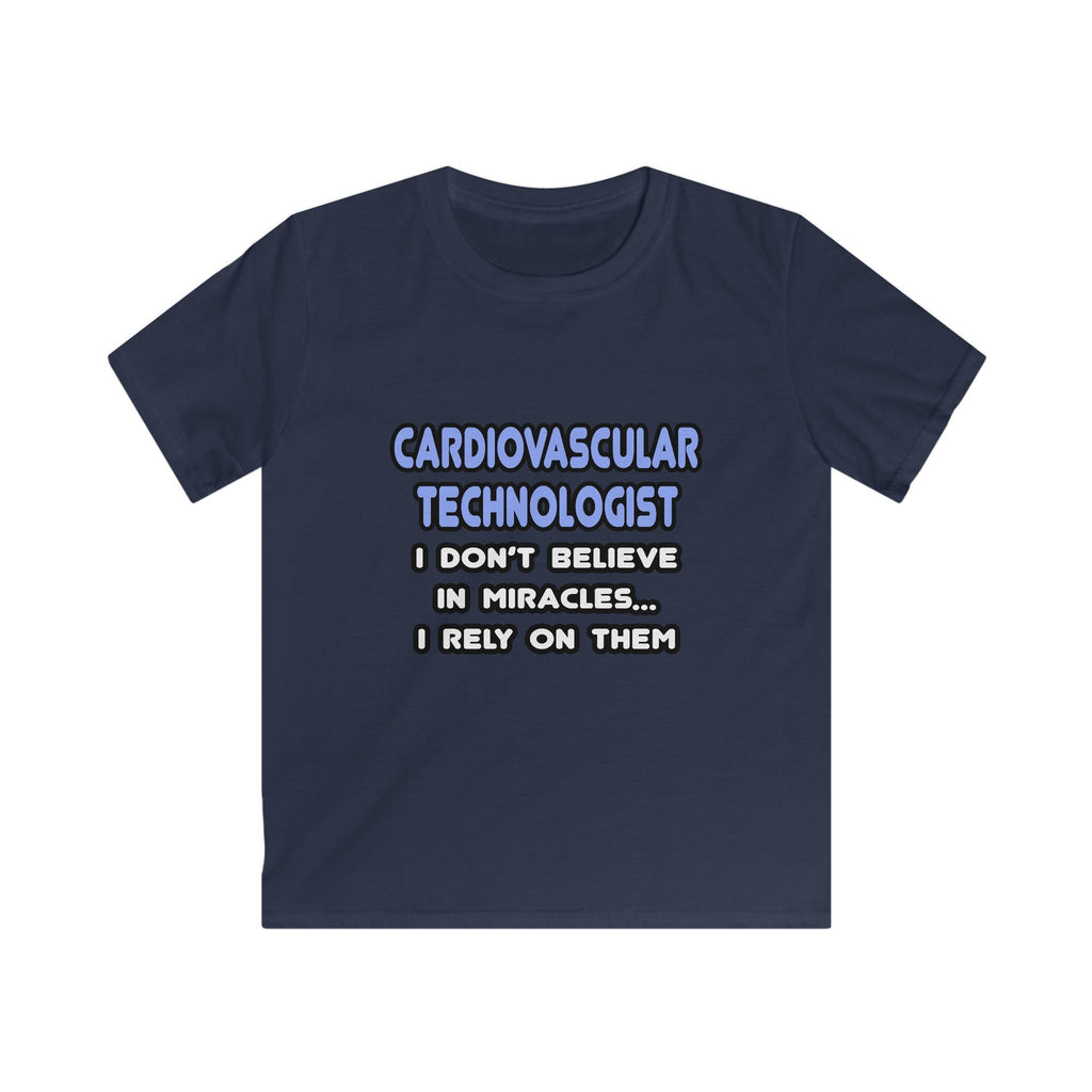 Miracles and Cardiovascular Technologists - Kids Softstyle Tee