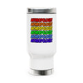 Rainbow Anthropologist - Stainless Steel Travel Mug with Handle, 14oz