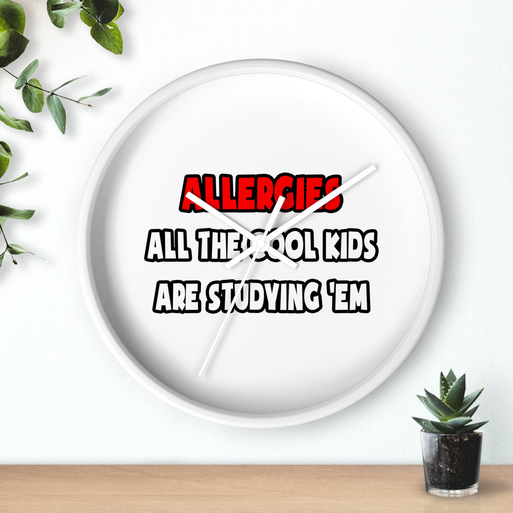 Funny Allergist Shirts and Gifts - Wall Clock