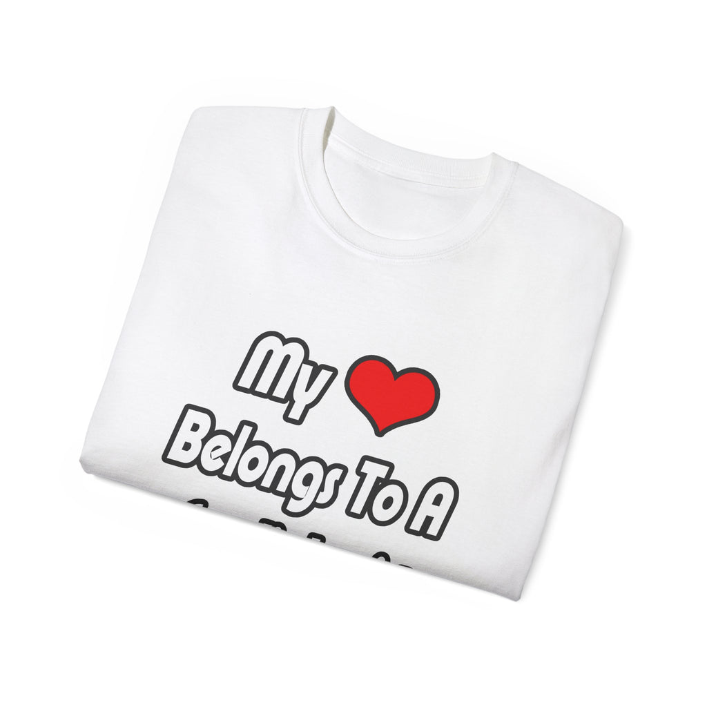 My Heart Belongs To A Cardiologist - Unisex Ultra Cotton Tee