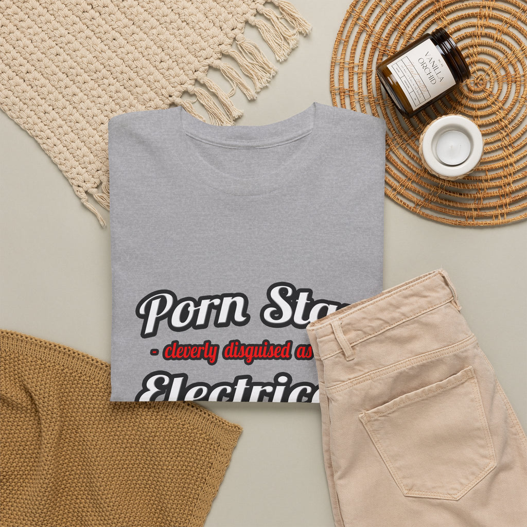 Porn Star...Electrical Engineer - Unisex Heavy Cotton Tee