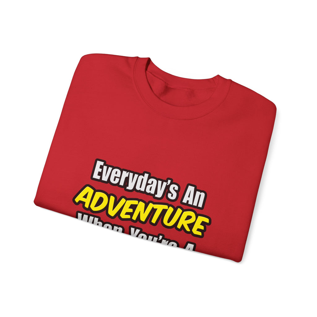 Everyday's An Adventure...Teacher - Unisex Heavy Blend™ Crewneck Sweatshirt