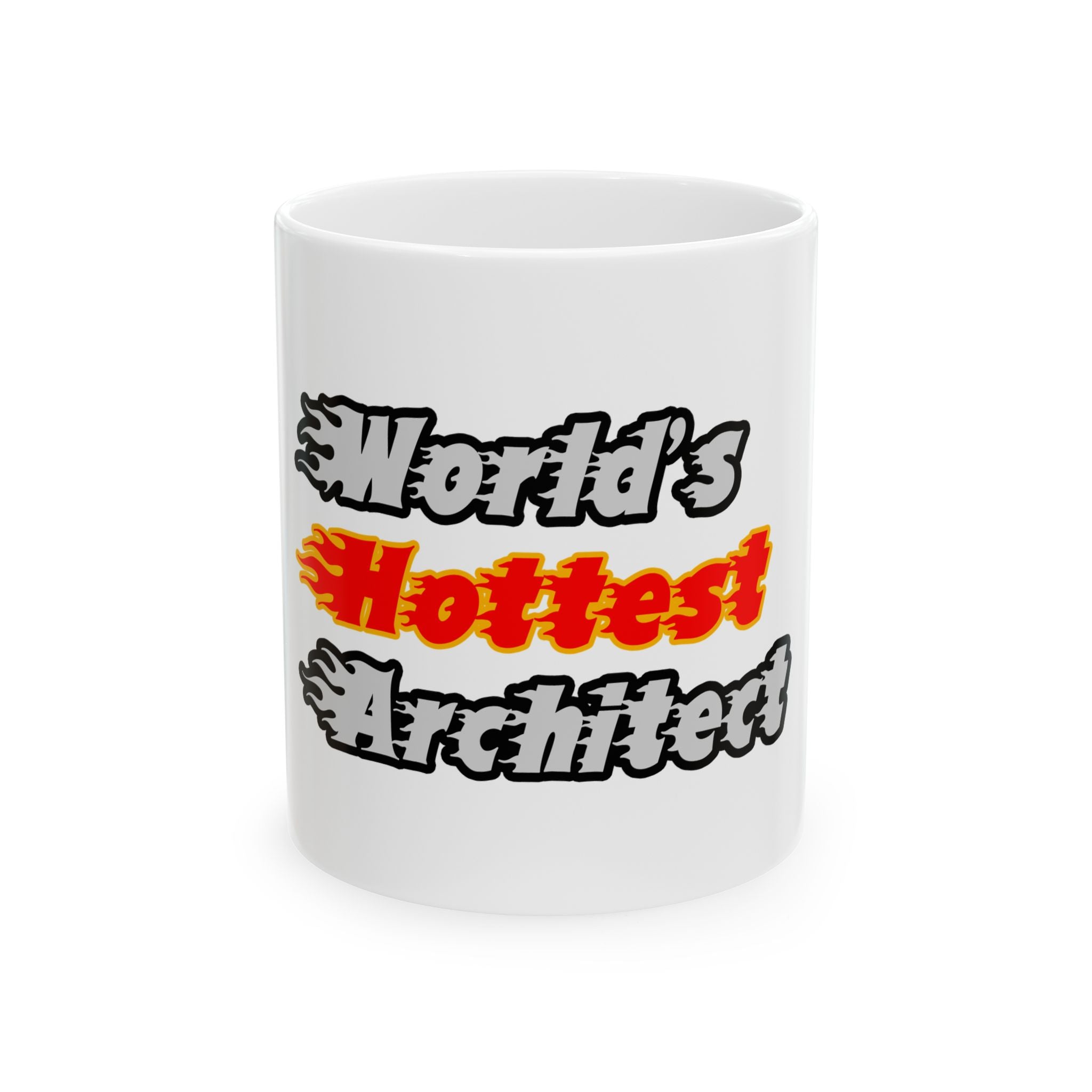 World's Hottest Architect - Ceramic Mug, (11oz, 15oz)