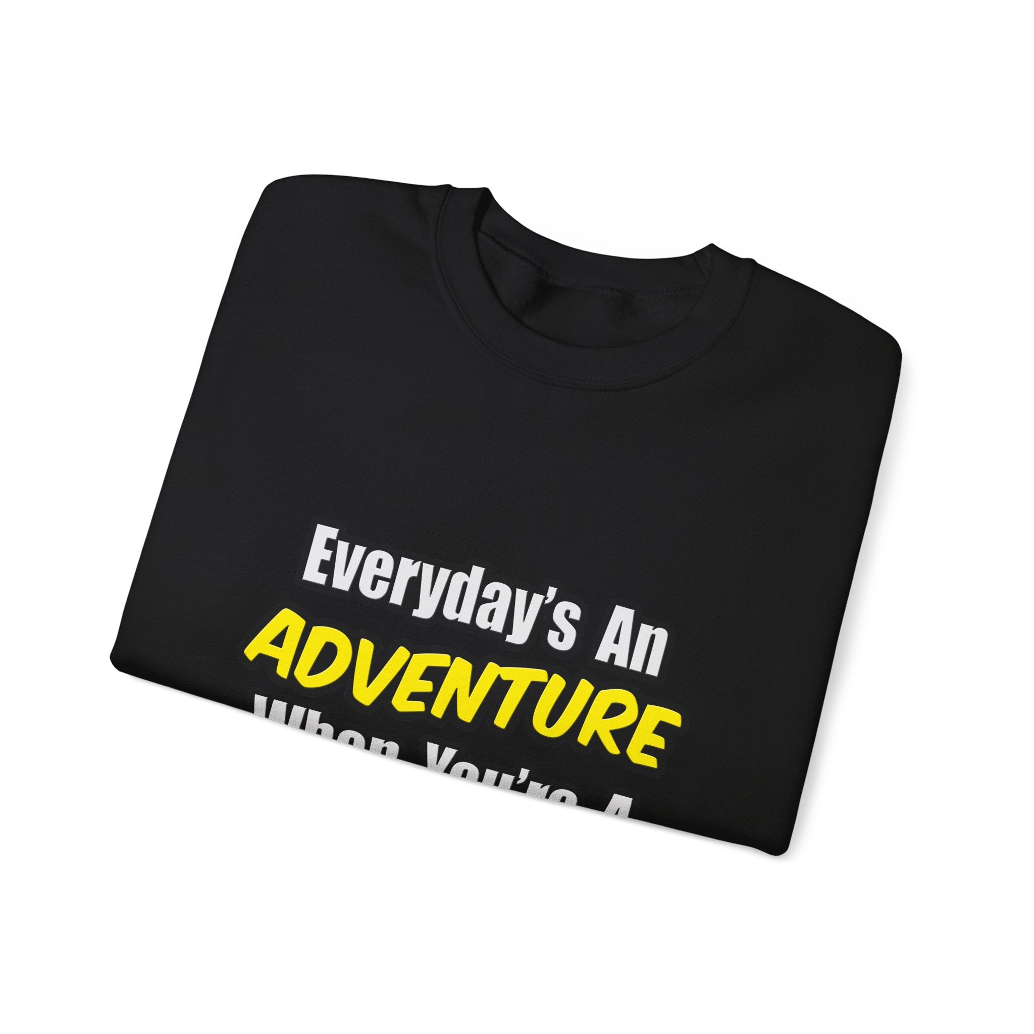 Everyday's An Adventure...Teacher - Unisex Heavy Blend™ Crewneck Sweatshirt