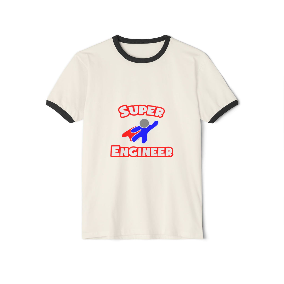 Super Engineer - Unisex Cotton Ringer T-Shirt