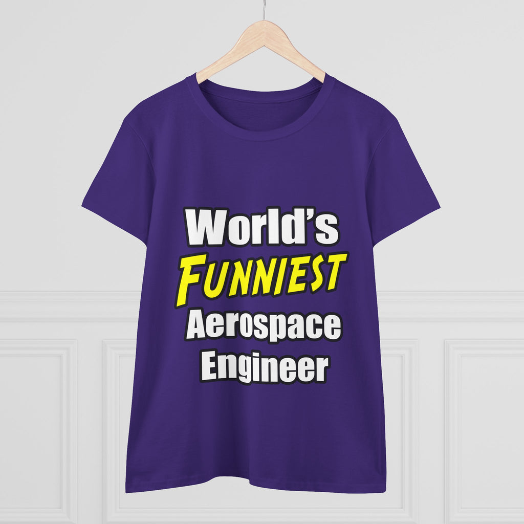 World's Funniest Aerospace Engineer - Women's Midweight Cotton Tee