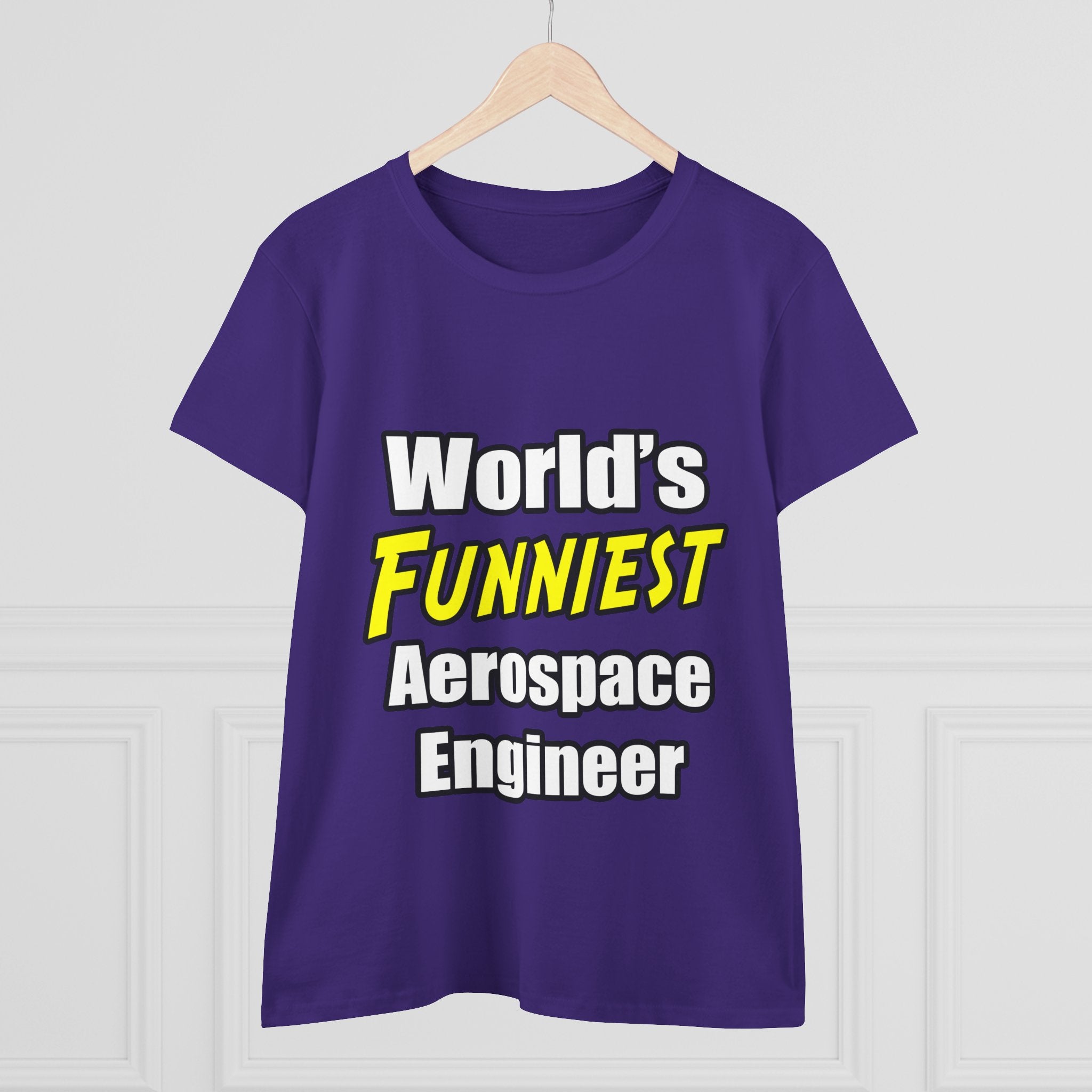 World's Funniest Aerospace Engineer - Women's Midweight Cotton Tee