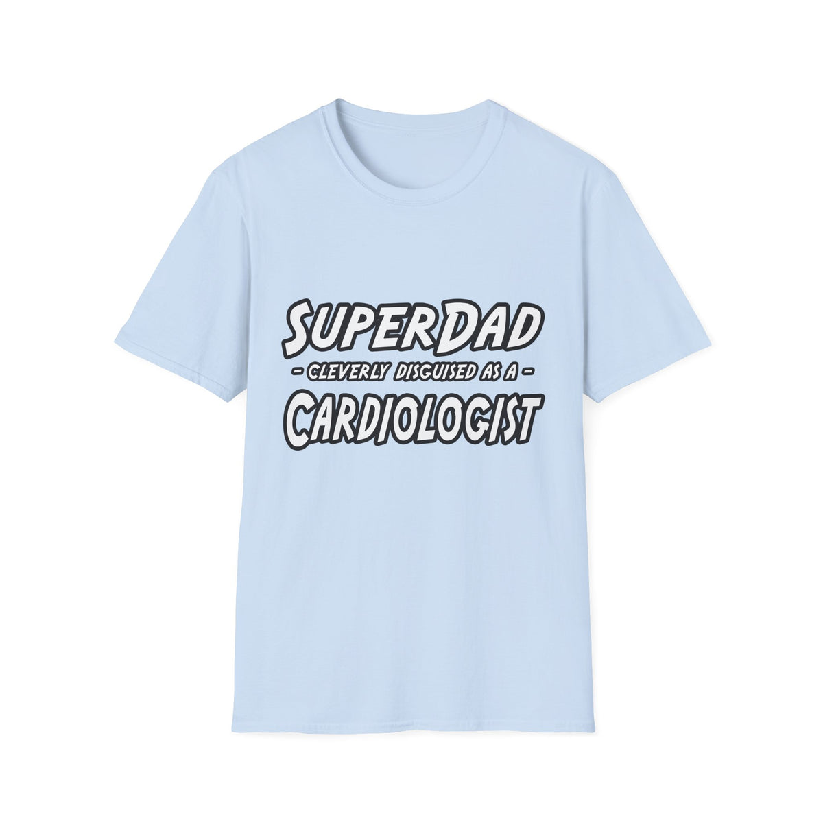SuperDad...Cardiologist - Unisex Softstyle T-Shirt