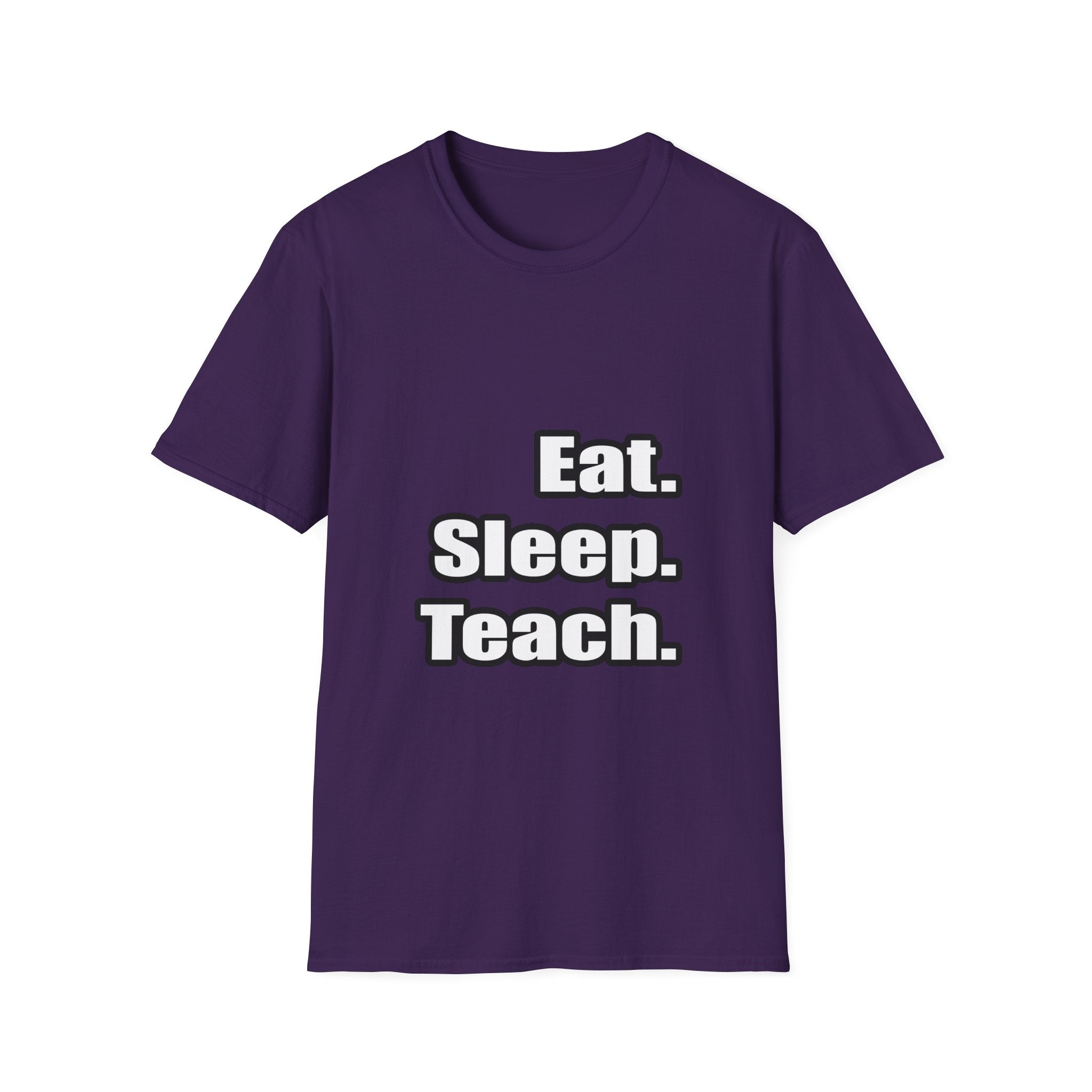 eat sleep teach - Unisex Softstyle T-Shirt