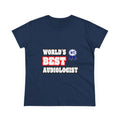 World's Best Audiologist - Women's Midweight Cotton Tee