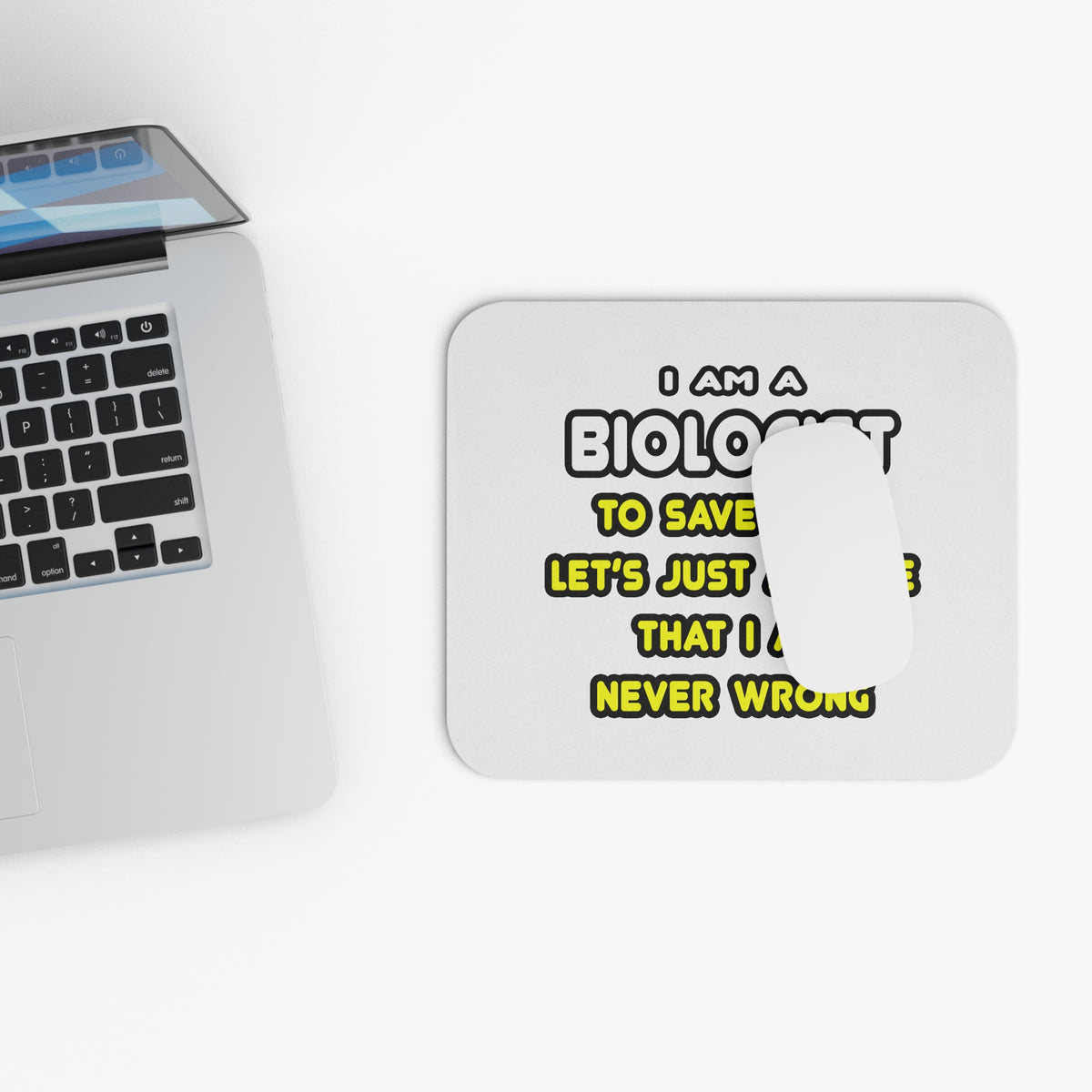Funny Biologist T Shirts and Gifts - Mouse Pad (Rectangle)
