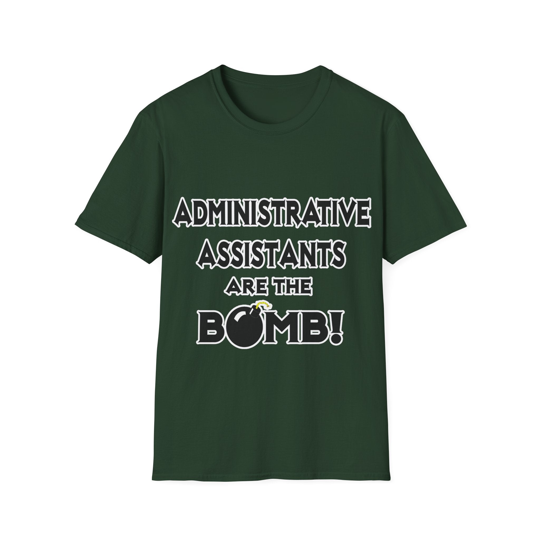 Administrative Assistants Are The Bomb! (2) - Unisex Softstyle T-Shirt