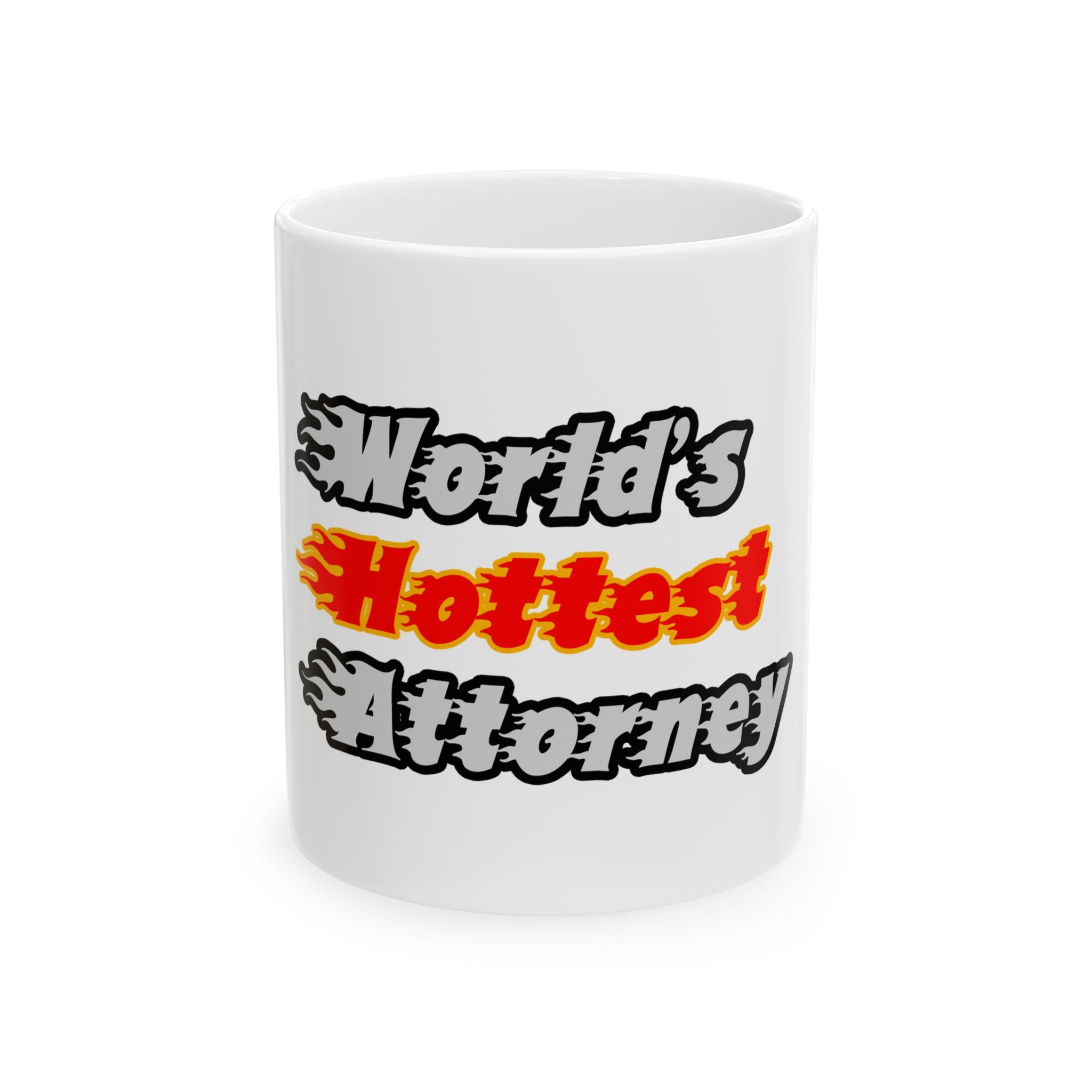 World's Hottest Attorney - Ceramic Mug, (11oz, 15oz)