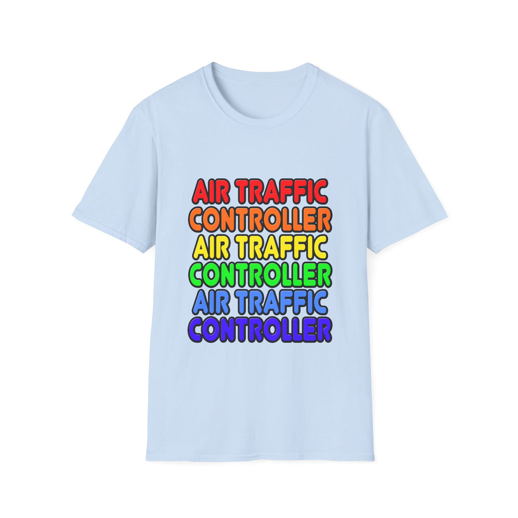 Rainbow Air Traffic Controller - Unisex Softstyle T-Shirt